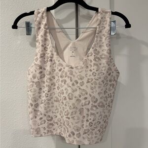 Z Supply Women's Tank Top with Leopard Pattern - Cream